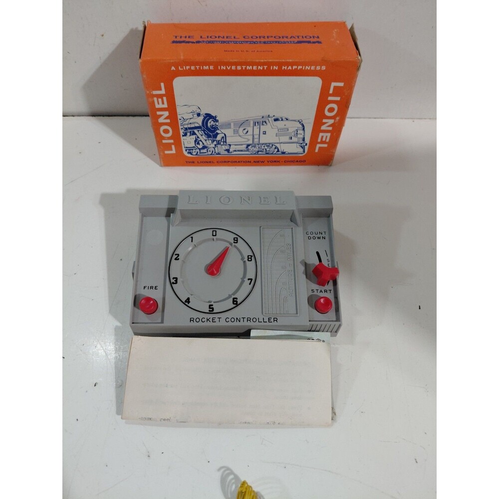Lionel 413 O Gauge Model Railroad Accessory Countdown Control Panel w/box